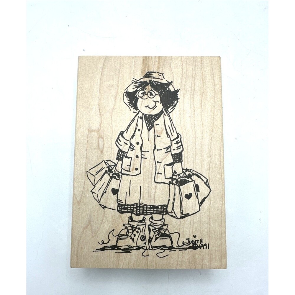 Judith Klenschmidt Rubber Stamp Shopping Shopper Mothers Day My Ladies Series